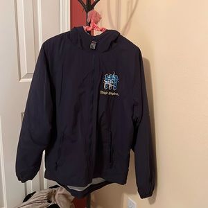 DISNEY Navy blue lined windbreaker.  Purchased at Walt Disney World.  Size AS